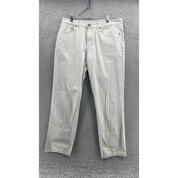 Patagonia Other - Patagonia Pants Mens Size 34 (Fit 34x30) Beige Off White Straight Leg Flat Front